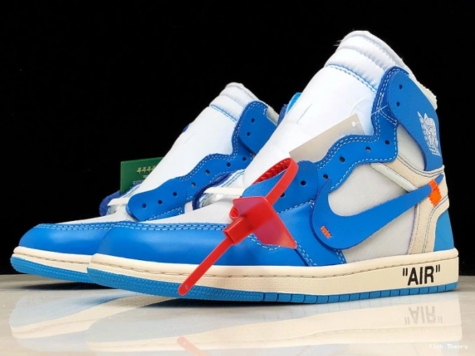 Kick Theory Air AQ0818-148 Powder Jordan Blue 1 UNC Off-White 0824